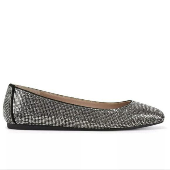 INC International Concepts Juney Flats Black Crystal 5.5 - Picture 2 of 10